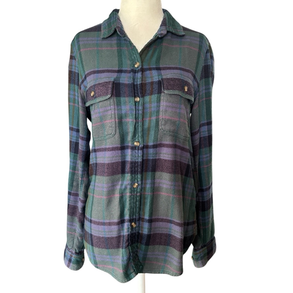 American Eagle Ahh-mazingly Soft Classic Fit Plaid Flannel Small